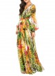  Floral Print Maxi Dress